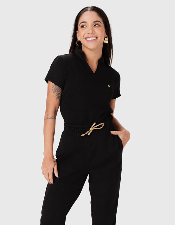 Scrub Feminino Lírio Preto