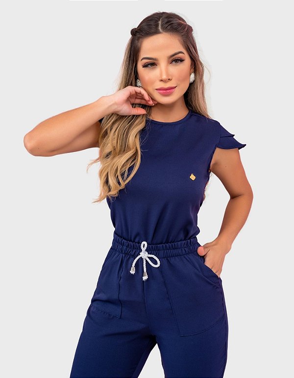 Scrub Feminino Flora Marinho