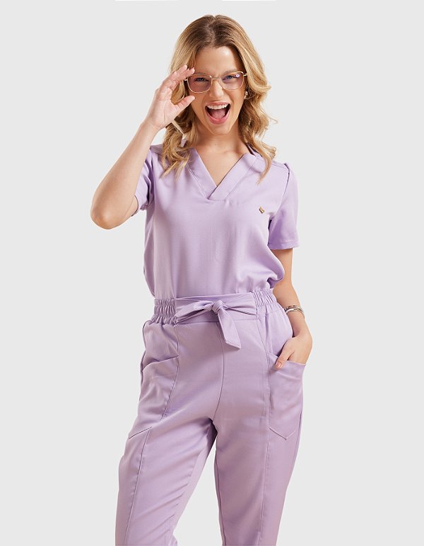 Scrub Feminino Lily Lilás