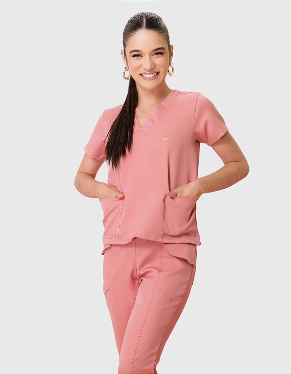 Scrub Feminino Sophia Rosé