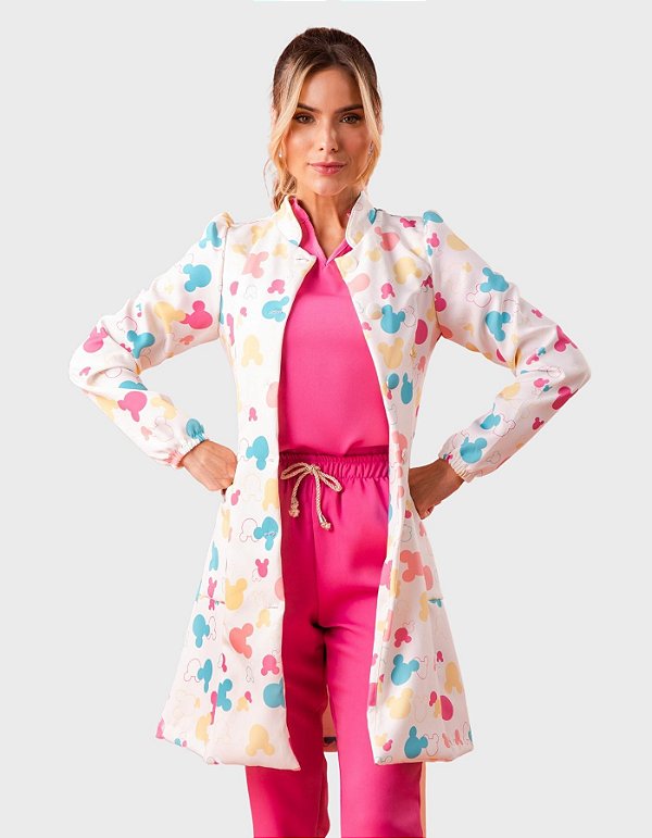 Jaleco Feminino Liza New Mickey