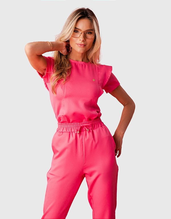 Scrub Feminino Laila Pink