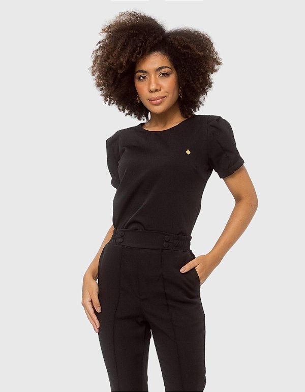 Scrub Feminino Selena Preto