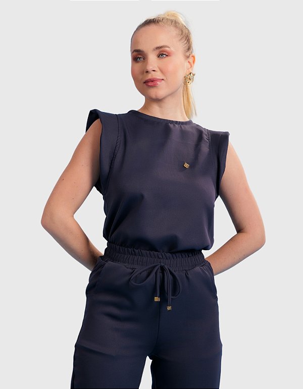 Scrub Feminino Alice Cinza Chumbo