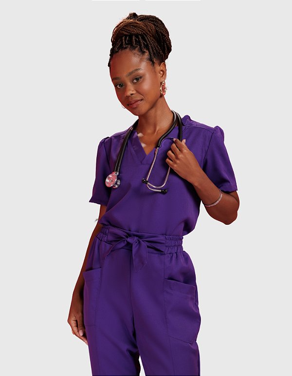 Scrub Feminino Lily Roxo Açai