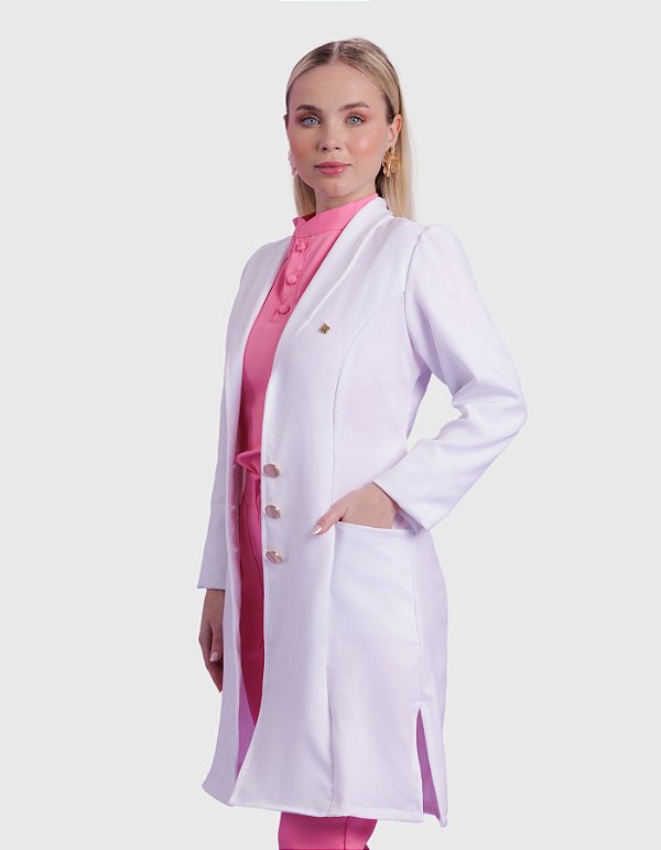 Jaleco Feminino Mia Branco Off