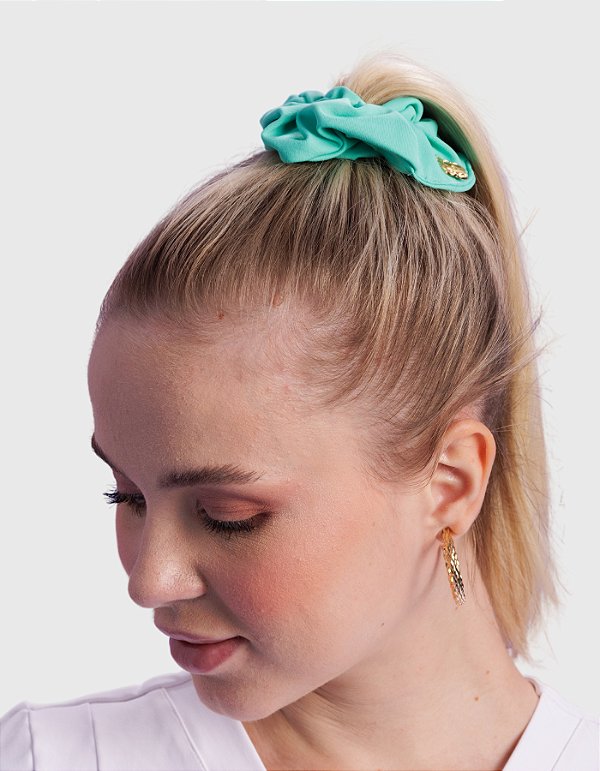 Scrunchie Feminina Verde Claro