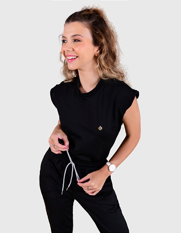 Scrub Feminino Mary Preto