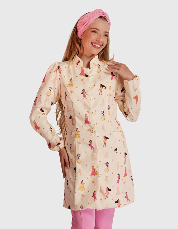 Jaleco Feminino Liza Estampa Princesas