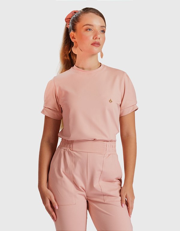 Scrub Feminino Melissa Rosa Nude