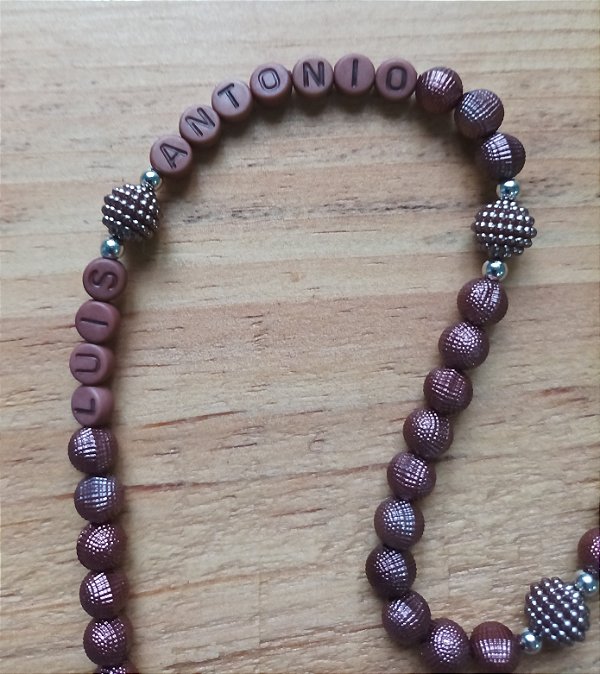 Terço Católico Personalizado com nome