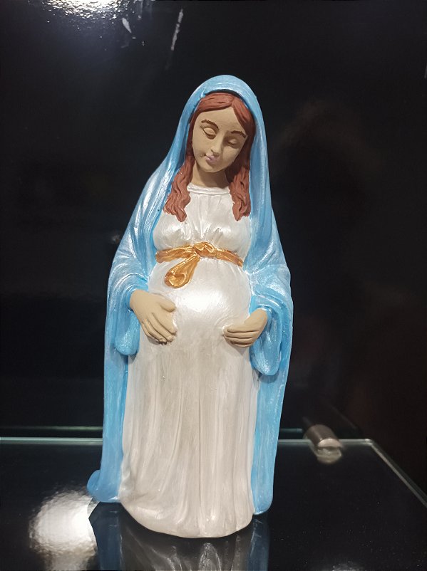 Imagem de Nossa Senhora Grávida (rezando de joelhos)
