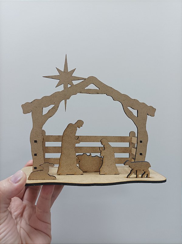 Presépio de MDF