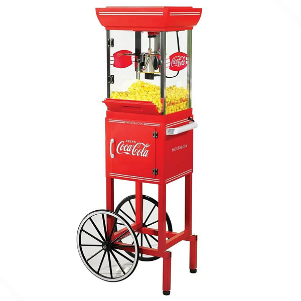 Carrinho De Pipoca Pipoqueira Elétrica Premium Coca Cola220v