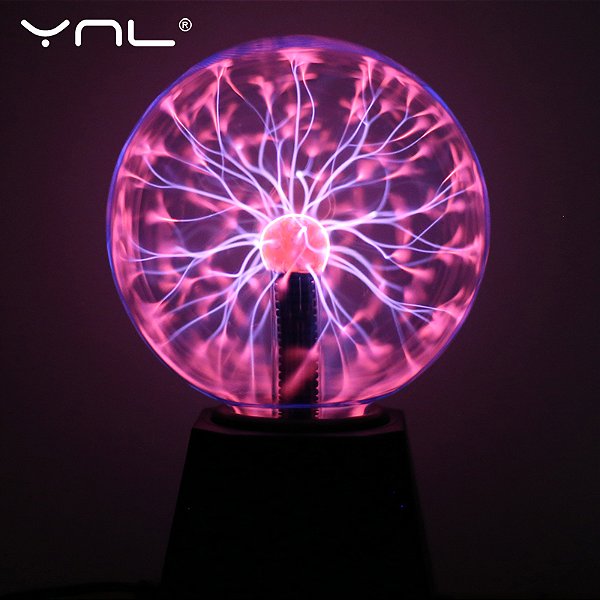 Novidade magia bola de plasma luz elétrica lâmpada luz da noite 3 4 5 6 polega