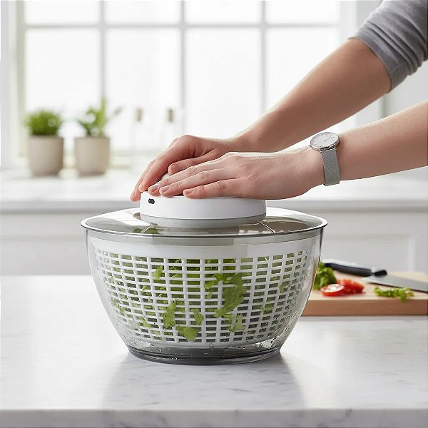 Centrífuga De Salada Elétrica 4,7l Usb Automática Moderna