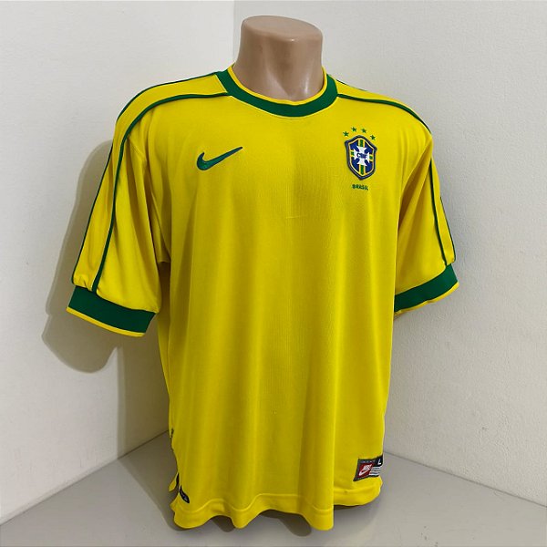 Brasil 1998 Uniforme Titular Tam G