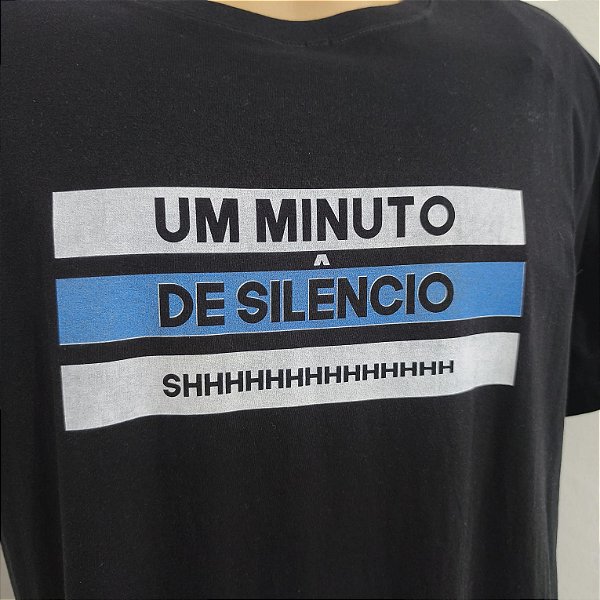 Grêmio - Um Minuto de Silêncio Tam GG