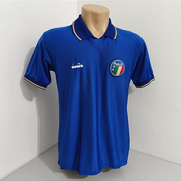 Itália 1990 Uniforme Titular Tam M