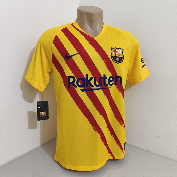 Barcelona 2019/20 Quarto Uniforme Tam M Nova