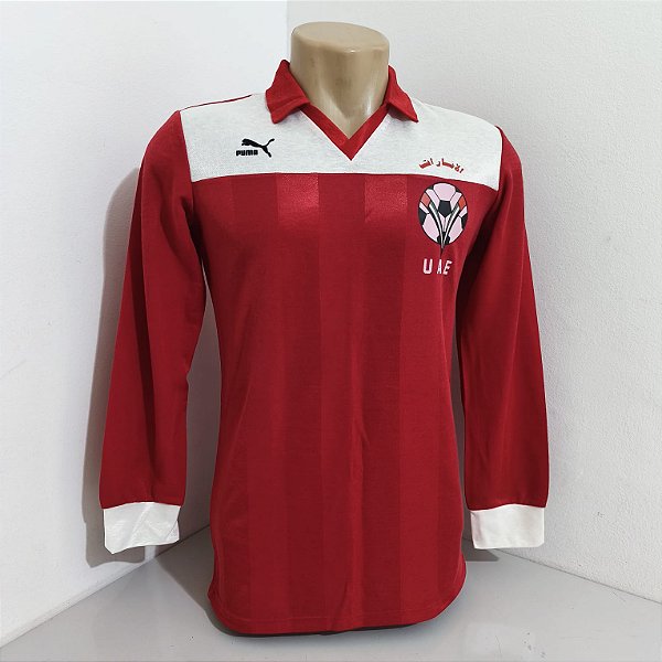 Emirados Árabes Anos 80 Segundo Uniforme Longa