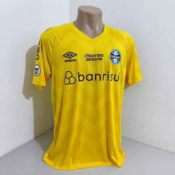 Grêmio 2024 Goleiro Amarela Tam GG Nova