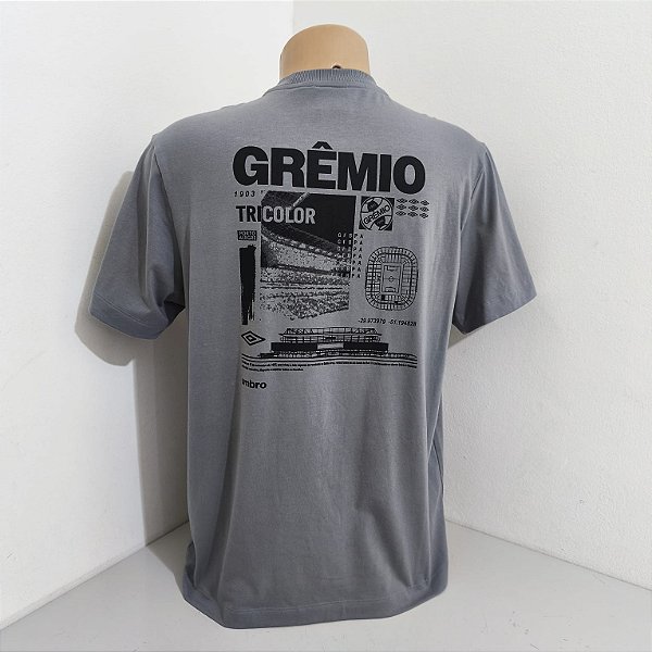 Grêmio 2025 Concentração Tam G Cinza