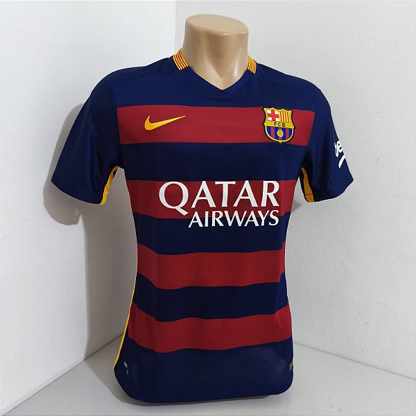 Barcelona 2015/16 Uniforme Titular Tam M Jogador