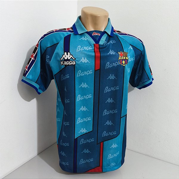 Barcelona 1995/96 Segundo Uniforme Tam P