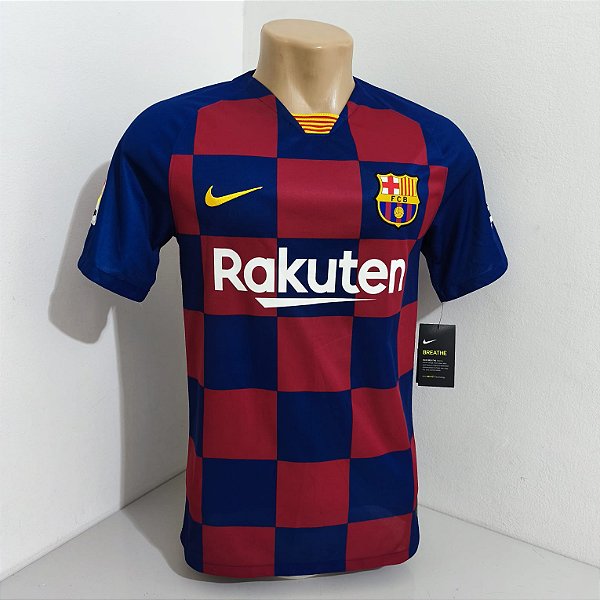 Barcelona 2019/20 Uniforme Titular Tam P Nova