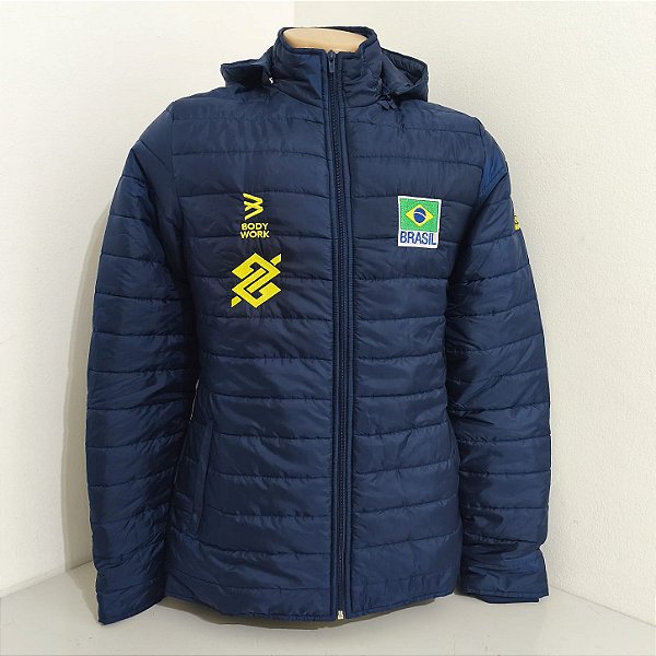 Brasil Vôlei 2023/24 Jaqueta Puffer