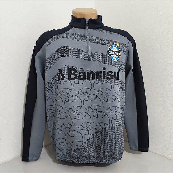 Grêmio 2022 Moletom de Treino Tam G Cinza