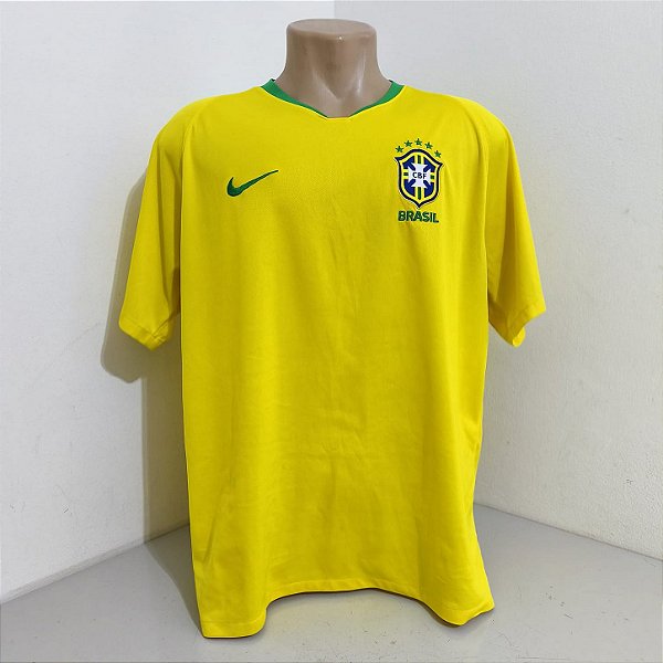 Brasil 2018 Uniforme Titular Tam EG