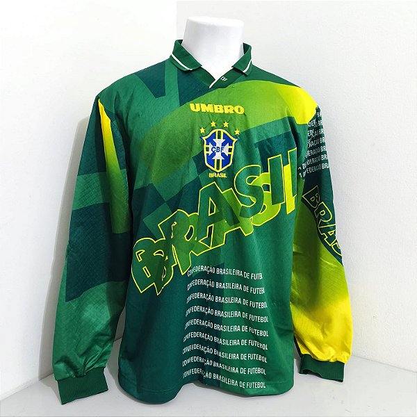 Brasil 1996 Uniforme de Goleiro Tam G
