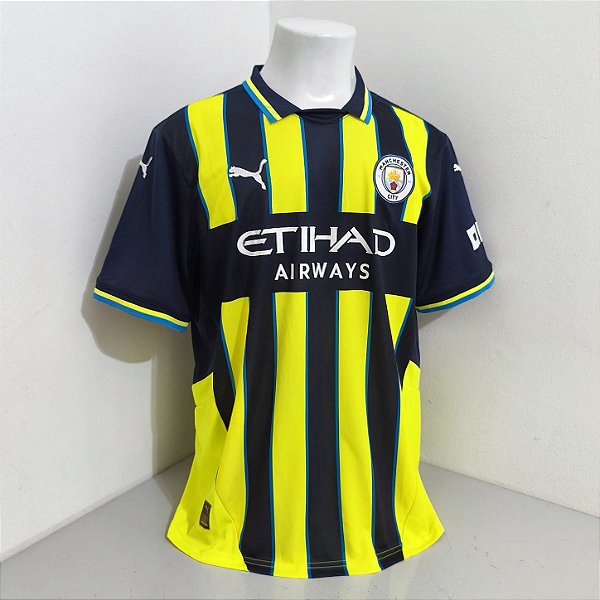 Manchester City 2024/25 Segundo Uniforme Tam GG