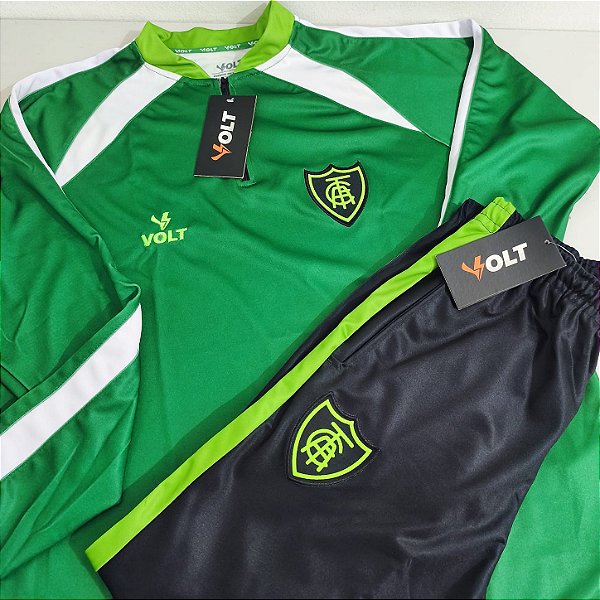 América Mineiro 2021 Conjunto de Abrigo Tam G Novo