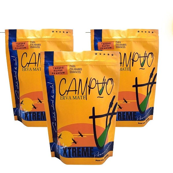 Kit de 3 ervas Campão Premium  Menta Xtreme