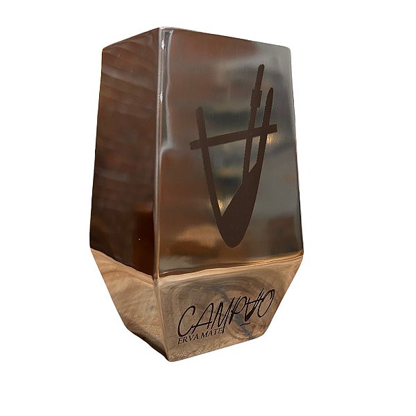 Cuia para tereré Campão Inox DIAMOND