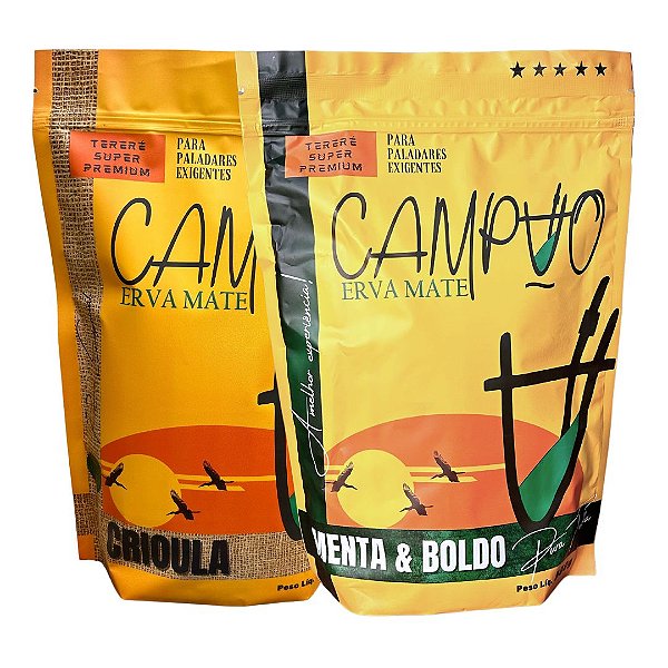 Kit de 2 ervas Campão Premium  Menta e Boldo e Crioula