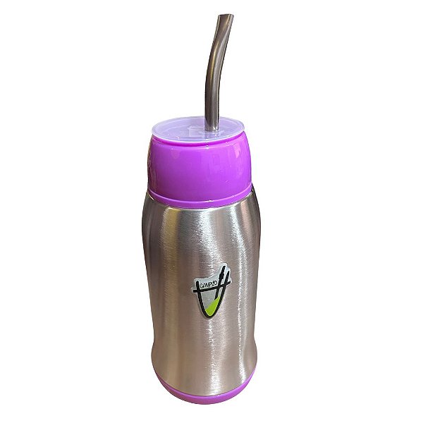 Garrafa para tereré individual térmica Rosa