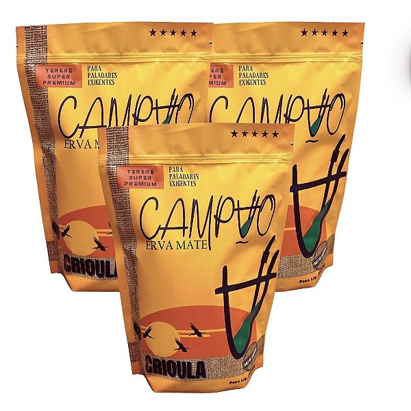 Kit de 3 ervas Campão Premium Crioula