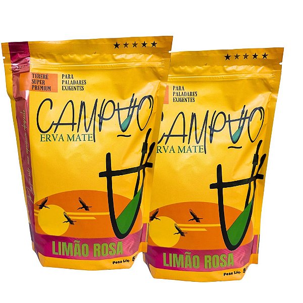 LANÇAMENTO Kit de 2 ervas Campão Premium LIMÃO ROSA
