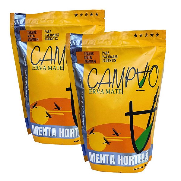 LANÇAMENTO Kit de 2 ervas Campão Premium MENTA HORTELÃ