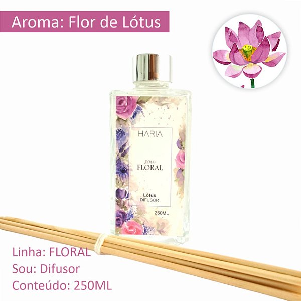 Difusor de Varetas Flor de Lótus 250ML