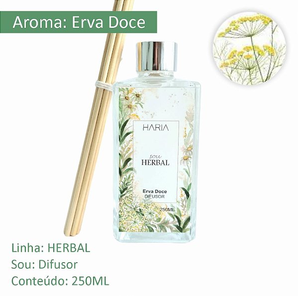 Difusor de Varetas Erva Doce 250ML