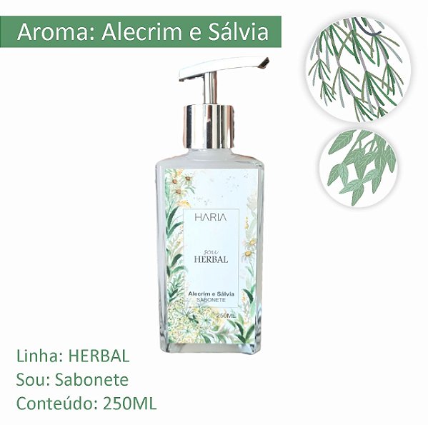 Sabonete Líquido Alecrim e Sálvia 250ML