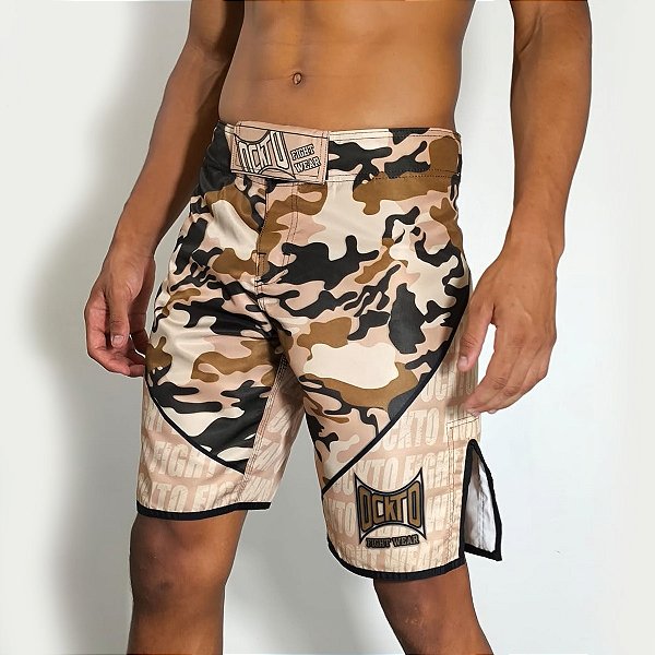 Short Bermuda Mma Muay Thai BJJ Ockto Deserter