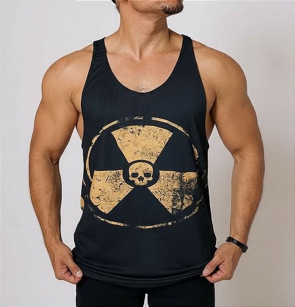 Camiseta Regata Estilo Cavada Treino Radius