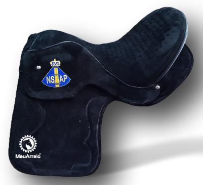 Sela Semi-Profissional Vaquejada Camurça Preto