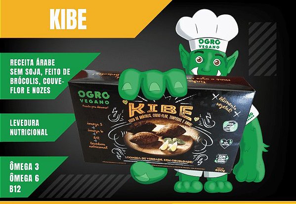 Kibe Vegano Natural Ogro Vegano Comida Congelada Vegana